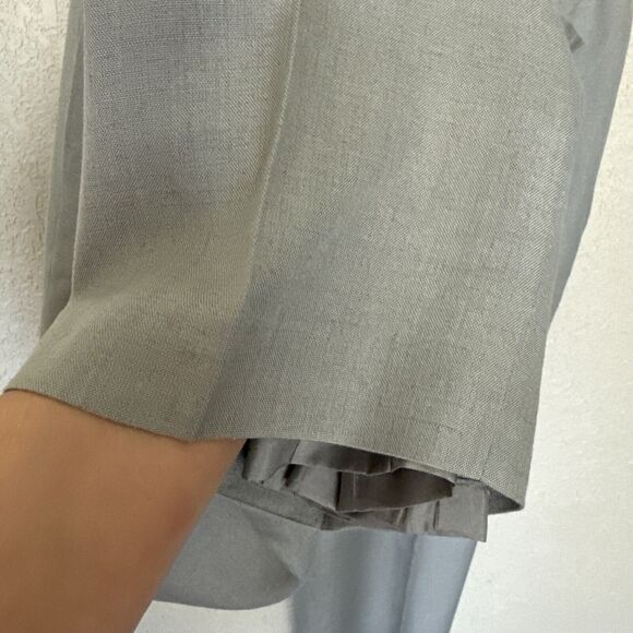 Talbots Women’s Trousers Pants Vintage Career Gray Pant Straight Legs Sz 12 - Picture 11 of 13